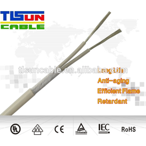 SIHF High voltage 2 core silicone coated cable